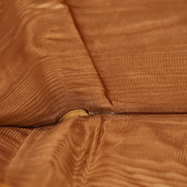 セリーヌ マカダム ブラウン ベージュ PVC レザー 二つ折り財布 レディース CELINE 【中古】