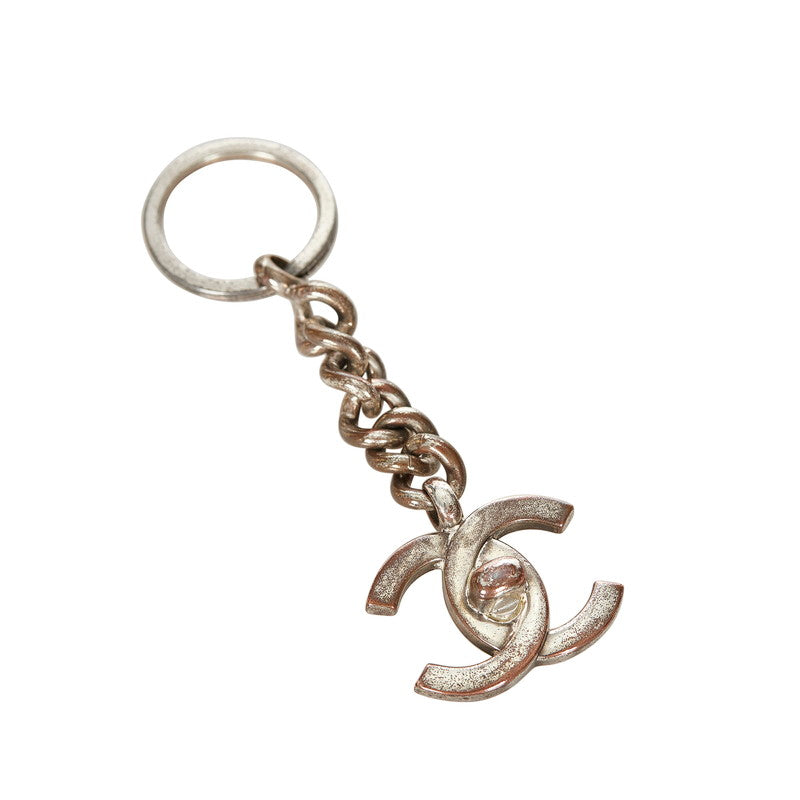 シャネル ココマーク シルバー メタル キーホルダー レディース CHANEL 【中古】