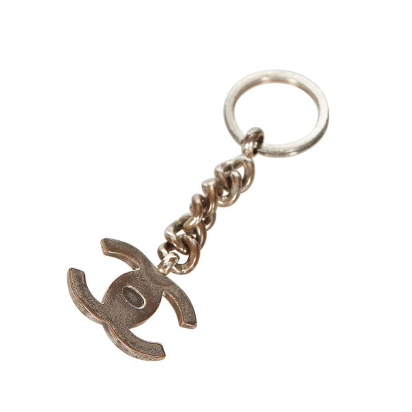 シャネル ココマーク シルバー メタル キーホルダー レディース CHANEL 【中古】