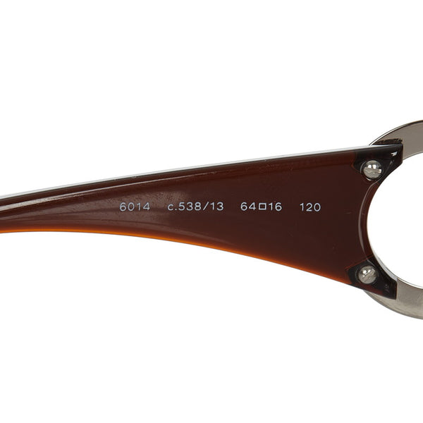 シャネル ココマーク 6014 ブラウン プラスチック サングラス レディース CHANEL 【中古】