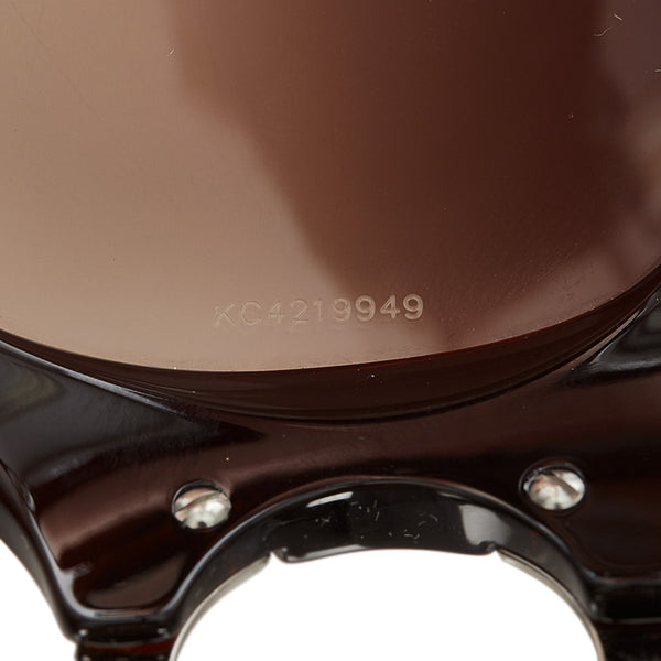 シャネル ココマーク 6014 ブラウン プラスチック サングラス レディース CHANEL 【中古】