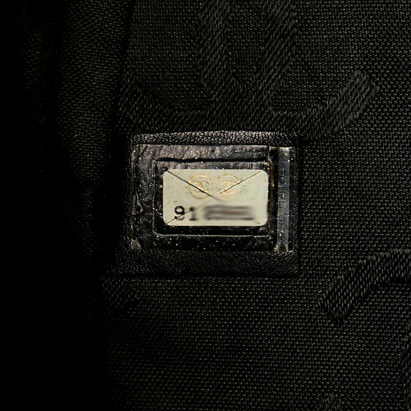 シャネル カンボン ベージュ ブラック レザー トートバッグ レディース CHANEL 【中古】