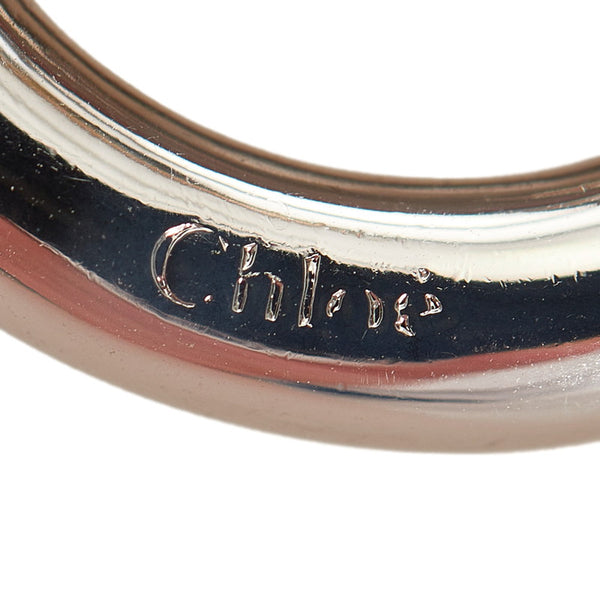 クロエ シルバー メタル 4連リング リング 指輪 レディース Chloe 13.5号 【中古】