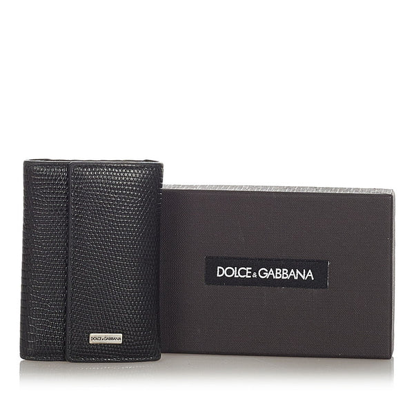 ドルチェアンドガッバーナ ６連 BP0874 A3A73 8B956 ブラック レザー キーケース メンズ DOLCE&GABBANA 【中古】