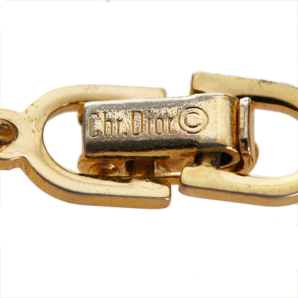 クリスチャンディオール ゴールド メタル CD ロゴ ブレスレット レディース Christian Dior 【中古】
