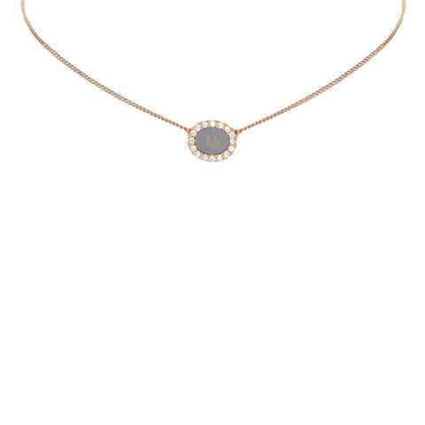 クリスチャンディオール ゴールド ブラック  メッキ ラインストーン ネックレス レディース Christian Dior 【中古】