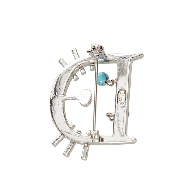 クリスチャンディオール シルバー メタル キャット ブローチ レディース Christian Dior 【中古】