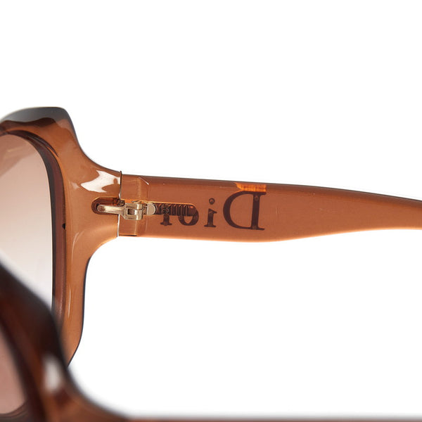 ディオール サングラス DIOR GLOSSY 1 KDCQR ブラウン プラスチック レディース Dior 【中古】
