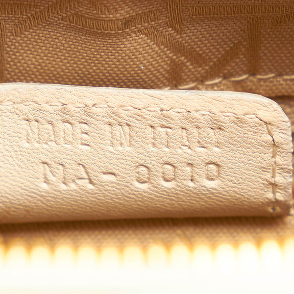 クリスチャンディオール レディディオール ホワイト レザー ショルダーバッグ レディース Christian Dior 【中古】