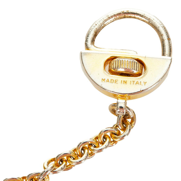 サルヴァトーレフェラガモ ガンチーニ  キーホルダー 225641 ボルドー ゴールド レザー レディース Salvatore Ferragamo 【中古】