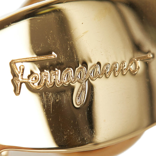 サルヴァトーレフェラガモ ゴールド メッキ スカーフリング レディース Salvatore Ferragamo 【中古】