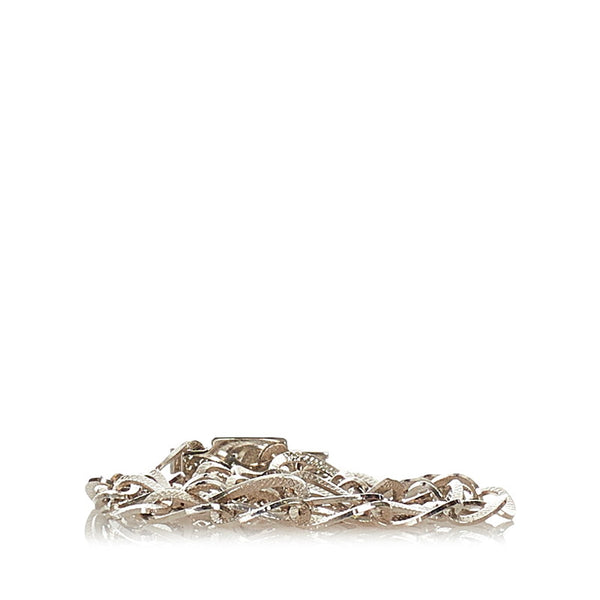 グッチ チェーンベルト ベルト シルバー メタル レディース GUCCI 【中古】