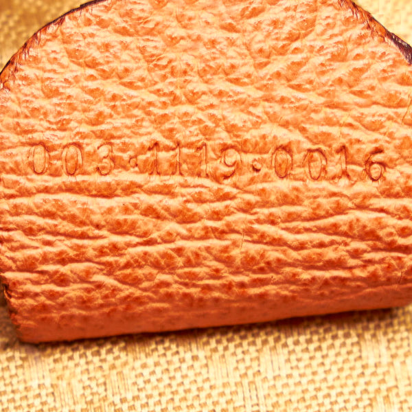 グッチ バンブー オレンジ スウェード レザー リュック バックパック レディース GUCCI 【中古】