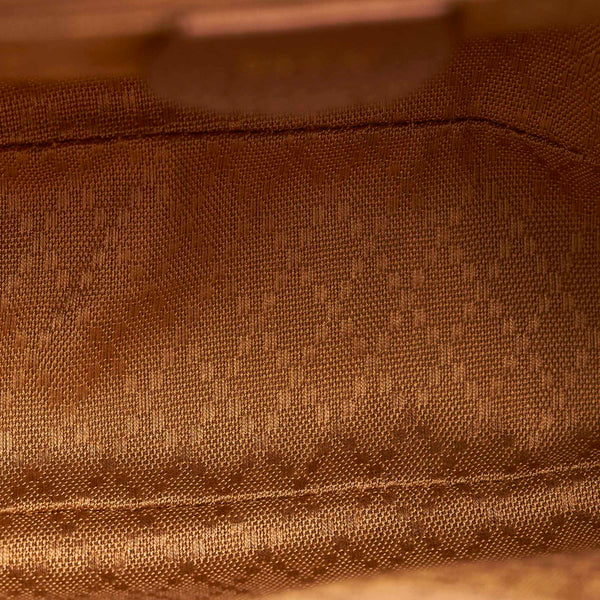 グッチ バンブー 0031998 ブラウン スウェード レザー リュック バックパック レディース GUCCI 【中古】