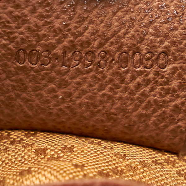 グッチ バンブー 0031998 ブラウン スウェード レザー リュック バックパック レディース GUCCI 【中古】