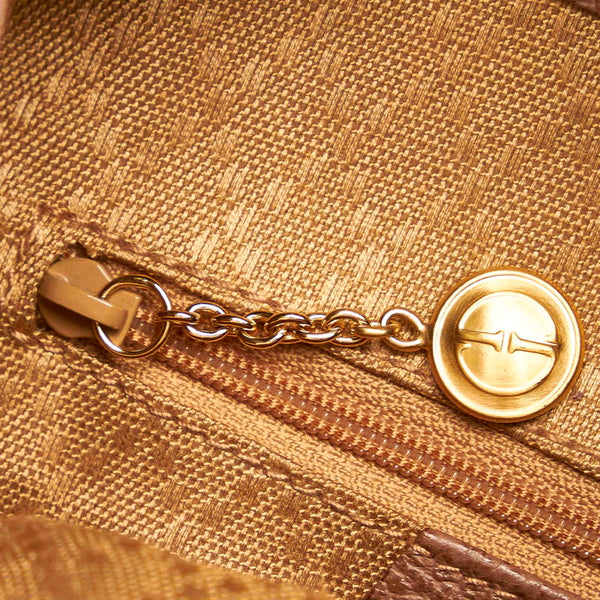 グッチ バンブー 0031998 ブラウン スウェード レザー リュック バックパック レディース GUCCI 【中古】