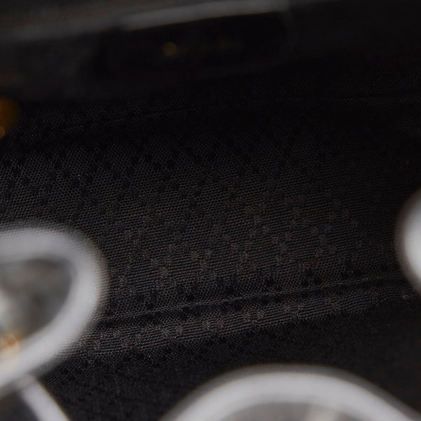 グッチ バンブー 0031705 ブラック レザー リュック バックパック レディース GUCCI 【中古】