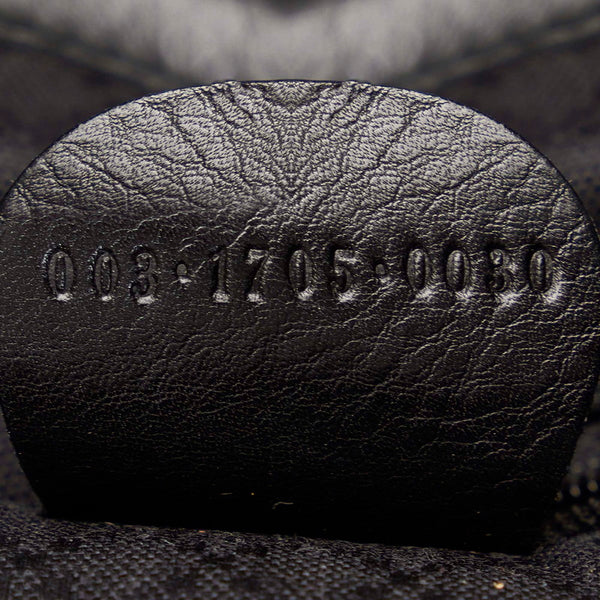 グッチ バンブー 0031705 ブラック レザー リュック バックパック レディース GUCCI 【中古】