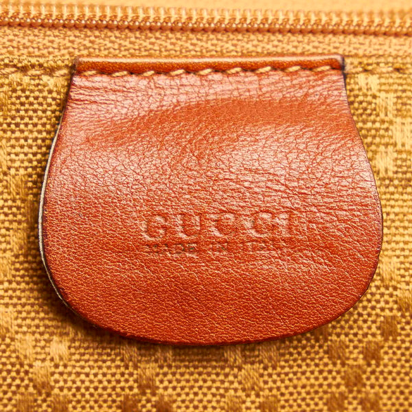 グッチ バンブー リュック バックパック 003 2058 ブラウン レザー レディース GUCCI 【中古】