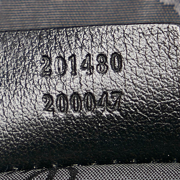 グッチ グッチシマ 201480 ブラック レザー ビジネスバッグ メンズ GUCCI 【中古】