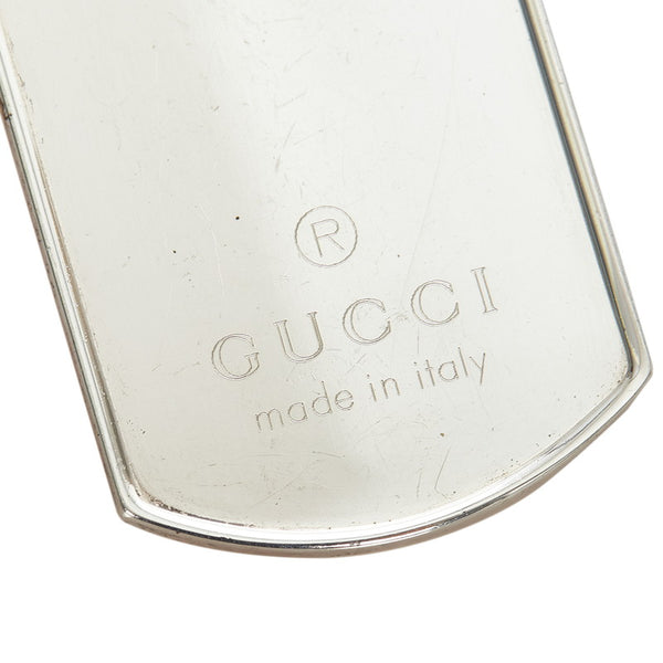 グッチ プレート キーホルダー SV925 シルバー レディース GUCCI 【中古】