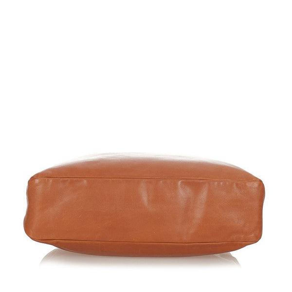 グッチ ホースビット 115867 キャメル レザー ワンショルダー レディース GUCCI 【中古】