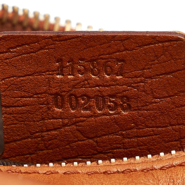 グッチ ホースビット 115867 キャメル レザー ワンショルダー レディース GUCCI 【中古】