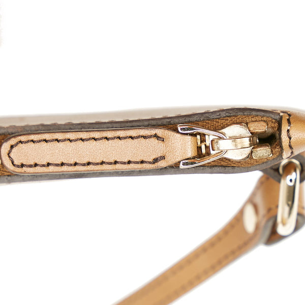 グッチ GGキャンバス 269878 ベージュ ブラウン キャンバス ハンドバッグ レディース GUCCI 【中古】