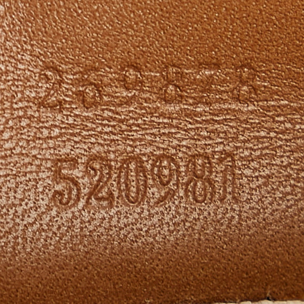 グッチ GGキャンバス 269878 ベージュ ブラウン キャンバス ハンドバッグ レディース GUCCI 【中古】