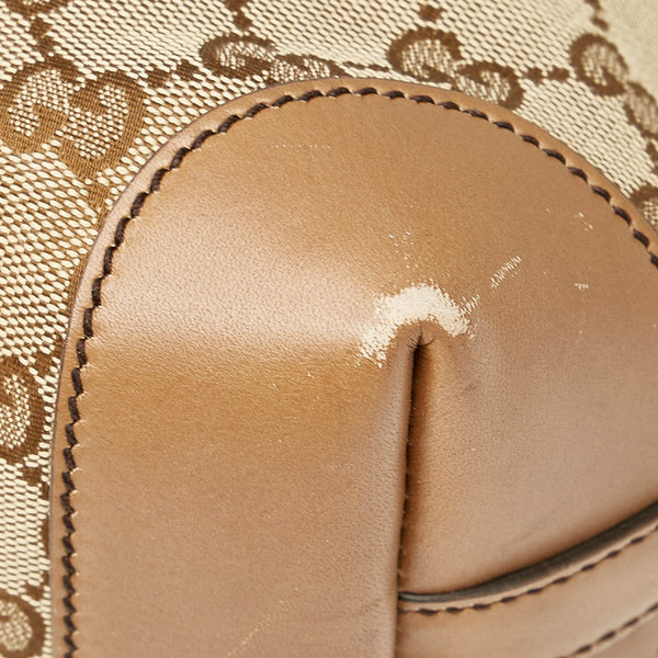 グッチ GGキャンバス 269878 ベージュ ブラウン キャンバス ハンドバッグ レディース GUCCI 【中古】