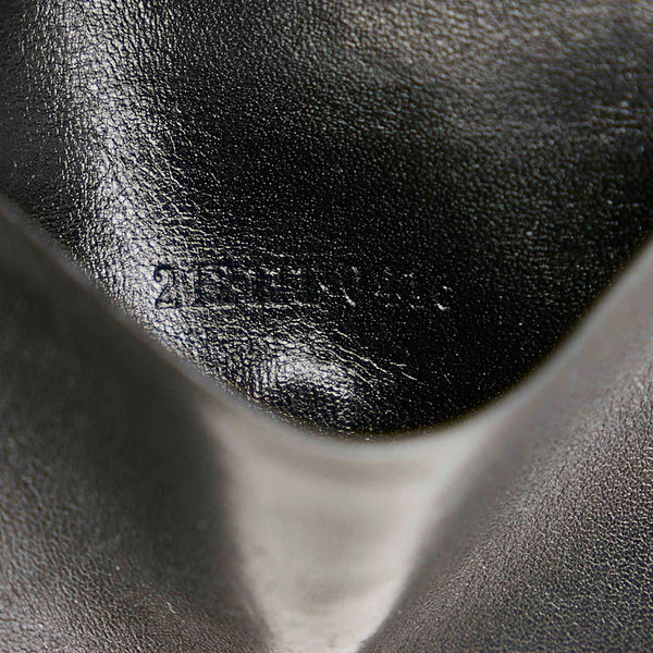 グッチ インプリメ GGピアス 212111 ブラック レザー PVC キーケース レディース GUCCI 【中古】