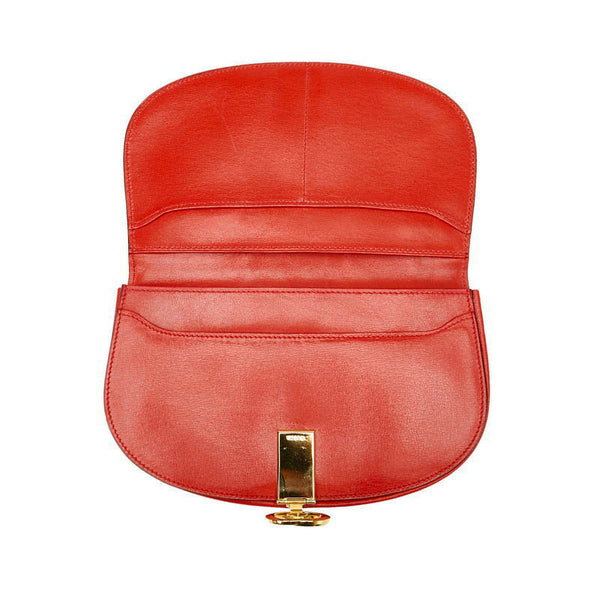 グッチ スーキー レッド レザー ポーチ レディース GUCCI 【中古】