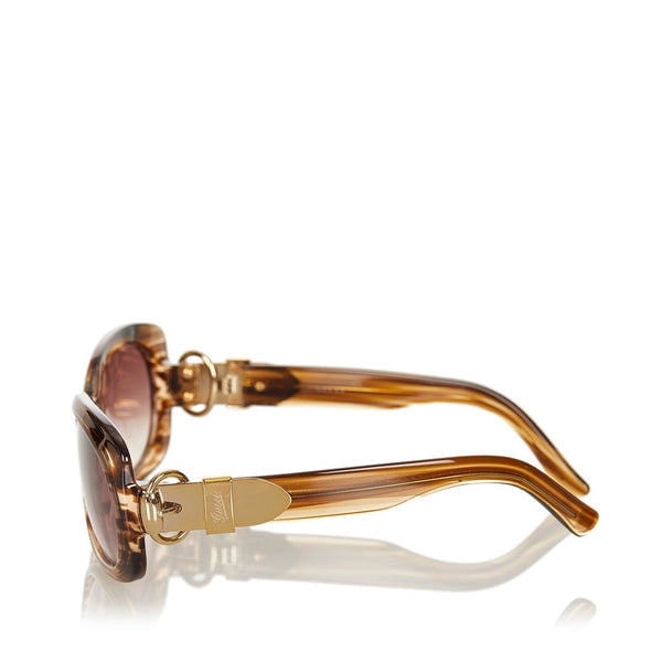 グッチ サングラス GG2983 S ブラウン ゴールド プラスチック レディース GUCCI 【中古】