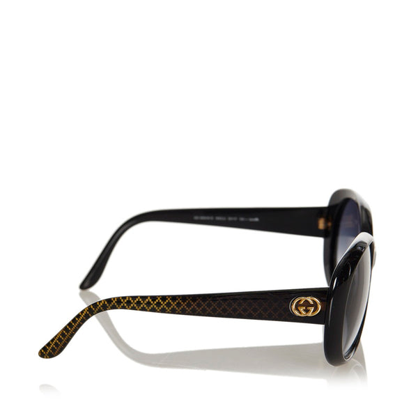 グッチ スーキー サングラス GG3594 K SW6Z JJ ブラック ゴールド プラスチック レディース GUCCI 【中古】