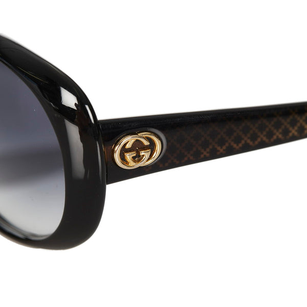 グッチ スーキー サングラス GG3594 K SW6Z JJ ブラック ゴールド プラスチック レディース GUCCI 【中古】