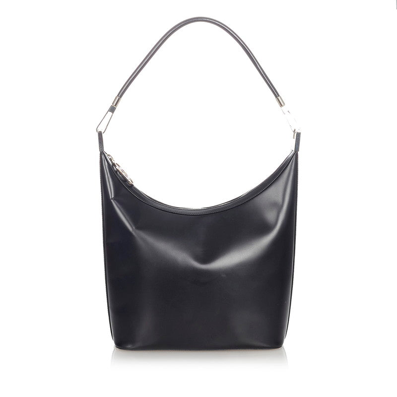 グッチ 001 3814 ブラック レザー ワンショルダー レディース GUCCI 【中古】