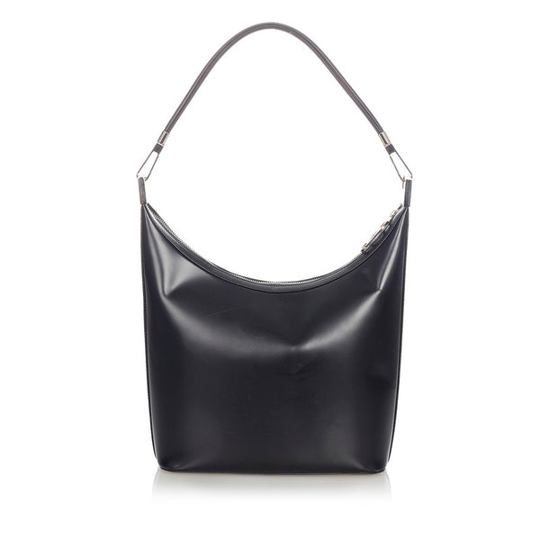 グッチ 001 3814 ブラック レザー ワンショルダー レディース GUCCI 【中古】