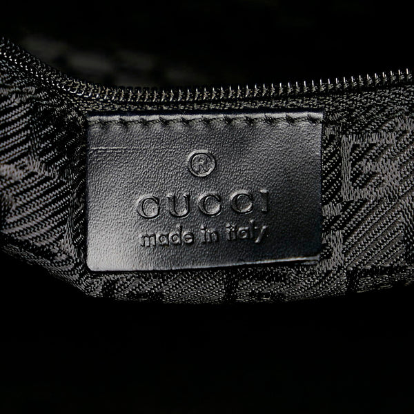 グッチ 001 3814 ブラック レザー ワンショルダー レディース GUCCI 【中古】