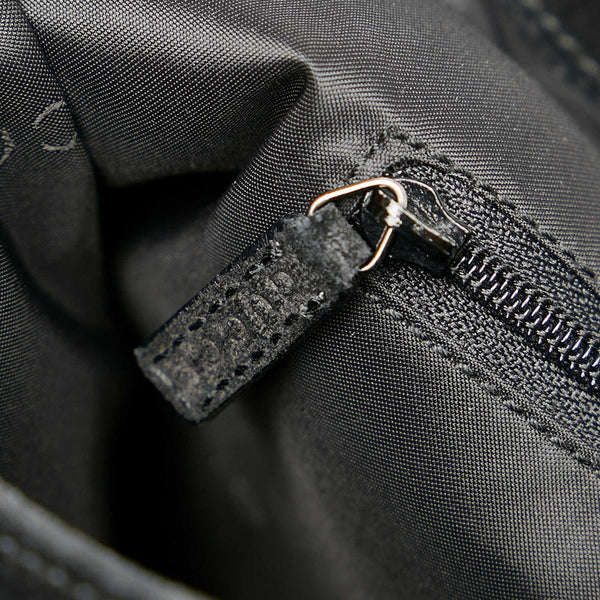 グッチ バンブー 不鮮明 ブラック スウェード ショルダーバッグ レディース GUCCI 【中古】