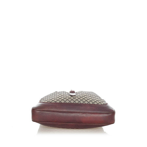 グッチ ディアマンテ ニュージャッキー ハンドバッグ ショルダーバッグ 2WAY 246907 ベージュ キャンバス レザー レディース GUCCI 【中古】