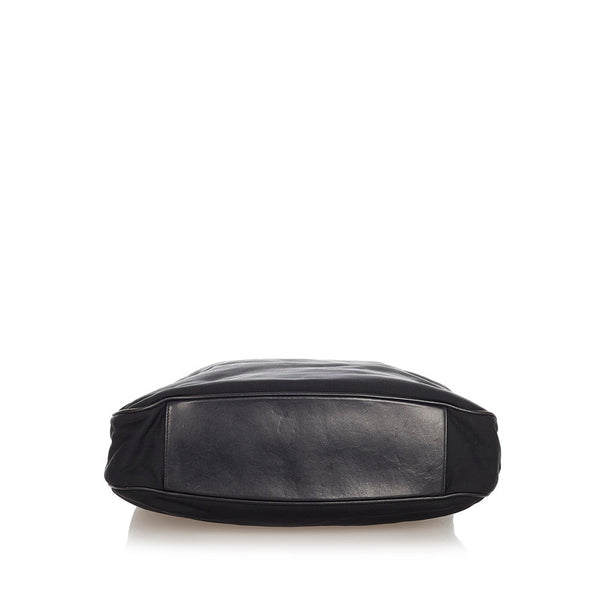 グッチ バンブー 0011577 ブラック ナイロン ハンドバッグ ショルダーバッグ 2WAY レディース GUCCI 【中古】