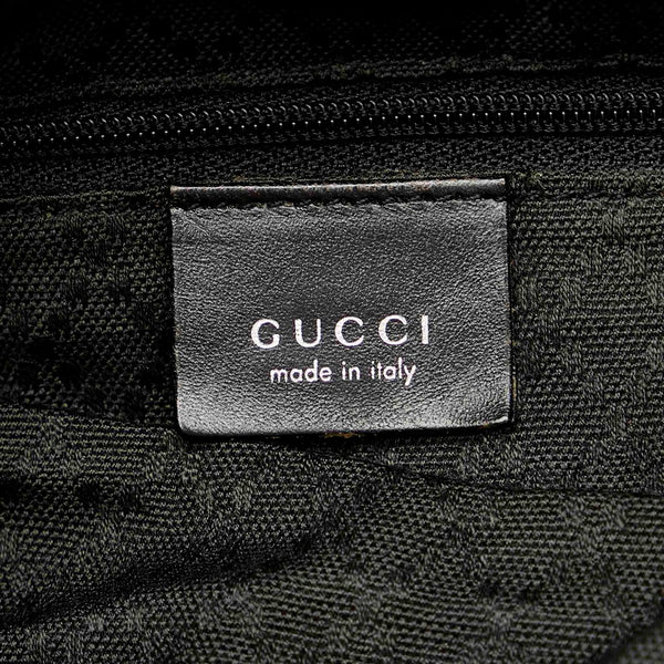 グッチ バンブー 0011577 ブラック ナイロン ハンドバッグ ショルダーバッグ 2WAY レディース GUCCI 【中古】