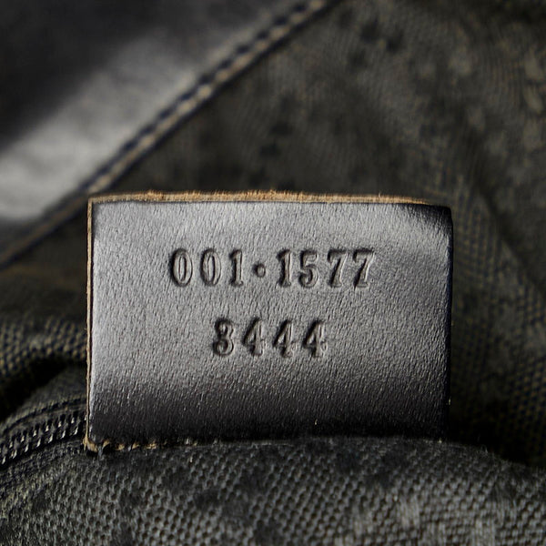 グッチ バンブー 0011577 ブラック ナイロン ハンドバッグ ショルダーバッグ 2WAY レディース GUCCI 【中古】