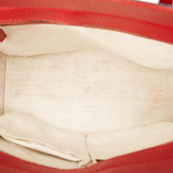 グッチ スウィング　 368827 レッド レザー ハンドバッグ ショルダーバッグ 2WAY レディース GUCCI 【中古】