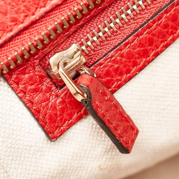 グッチ スウィング　 368827 レッド レザー ハンドバッグ ショルダーバッグ 2WAY レディース GUCCI 【中古】