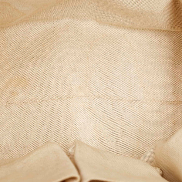 グッチ GGキャンバス  シェリーライン 257061 ベージュ  キャンバス レザー トートバッグ レディース GUCCI 【中古】