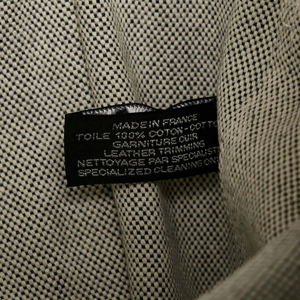 エルメス ニューフールトゥバサス グレー キャンバス 斜め掛け ショルダーバッグ メンズ HERMES 【中古】