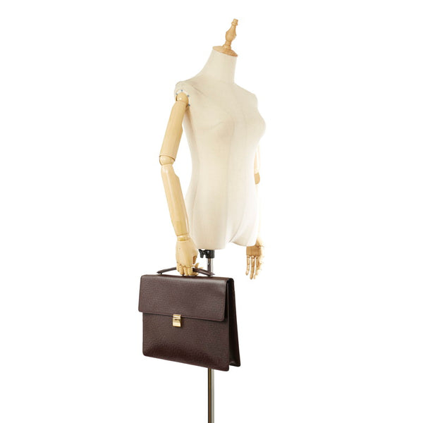 ルイ ヴィトン タイガ アンガラ M30776 ブラウン ゴールド 赤茶 レザー ビジネスバッグ メンズ LOUIS VUITTON 【中古】