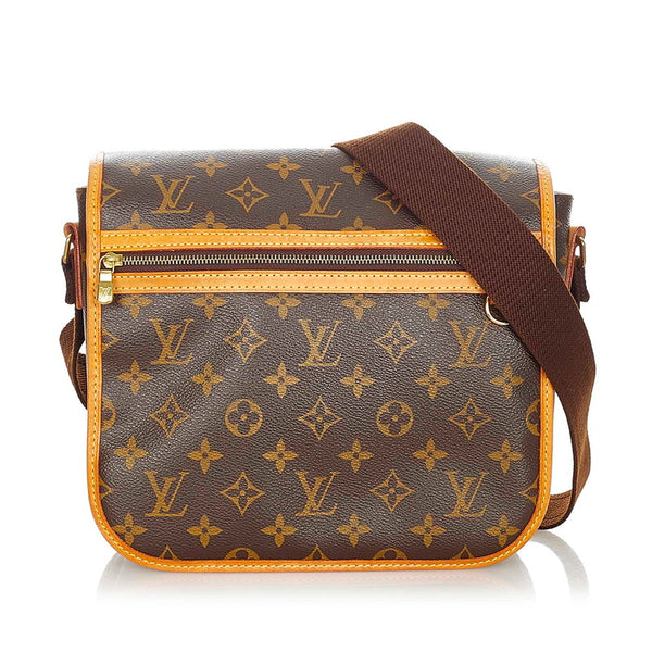 ルイ ヴィトン モノグラム メッセンジャーボスフォールPM M40106 ブラウン レザー PVC 斜め掛け ショルダーバッグ レディース LOUIS VUITTON 【中古】