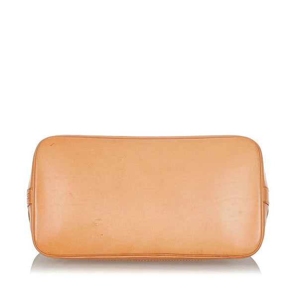 ルイ ヴィトン モノグラム アルマ Ｍ51130 ブラウン レザー PVC ハンドバッグ レディース LOUIS VUITTON 【中古】